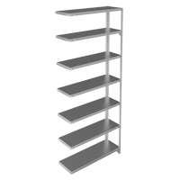 &eacute;l&eacute;ment de rayonnage, Acier galvanis&eacute;, Montant &agrave; fente, Capacit&eacute; 400 lb, 36" la x 84" h x 12" p FMT Sales Ltd