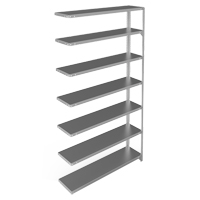 &eacute;l&eacute;ment de rayonnage, Acier galvanis&eacute;, Montant &agrave; fente, Capacit&eacute; 300 lb, 48" la x 84" h x 12" p FMT Sales Ltd