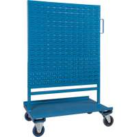 Bin/Pegboard Combo Rack, Double-sided, 38" W x 24-1/2" D x 55" H FMT Sales Ltd