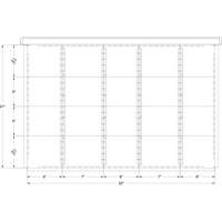 Cabinet d'entreposage &agrave; tiroirs int&eacute;gr&eacute; Interlok FMT Sales Ltd