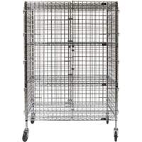 Chariot de s&eacute;curit&eacute;, Chrom&eacute;, 48" x 69" x 24", Capacit&eacute; 500 lb FMT Sales Ltd