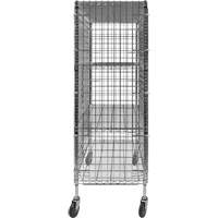Chariot de s&eacute;curit&eacute;, Chrom&eacute;, 48" x 69" x 24", Capacit&eacute; 500 lb FMT Sales Ltd