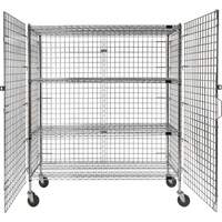 Chariot de s&eacute;curit&eacute;, Chrom&eacute;, 60" x 69" x 24", Capacit&eacute; 500 lb FMT Sales Ltd