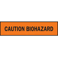 Rubans pour barricades, Anglais, 3" la x 1000' lo, 3,5 mils, Noir/orange FMT Sales Ltd