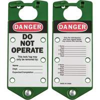 Labeled Lockout Hasps, Green FMT Sales Ltd