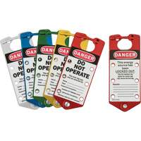 Labeled Lockout Hasps, Blue/Green/Red/Silver/Yellow FMT Sales Ltd