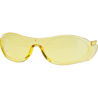 Verre de rechange pour les lunettes de s&eacute;curit&eacute; North Tornado, Antibu&eacute;e/anti-&eacute;gratignures, Ambr&eacute;e, F5 FMT Sales Ltd