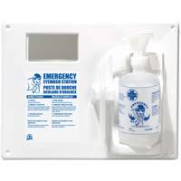 Poste de douche oculaire - Poste simple a/bouteille vide FMT Sales Ltd