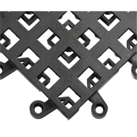 Carrelage no 560 ErgoDeck , PVC, 1-1/2' la c, 1-1/2' lo, 7/8" &eacute;paisseur, Noir FMT Sales Ltd