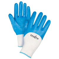 Gants enduits et tricot&eacute;s sans coutures de poids moyen, 10/T-Grand, R&ecirc;vetement Nitrile, Calibre 13, Enveloppe en Coton FMT Sales Ltd