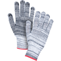 Gants tricot&eacute;s &agrave; pois, Poly/coton, Un c&ocirc;t&eacute;, Calibre 7, Petit FMT Sales Ltd