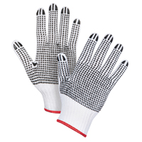 Gants tricot&eacute;s deux c&ocirc;t&eacute;s &agrave; pois, Poly/coton, Deux c&ocirc;t&eacute;s, Calibre 7, Petit FMT Sales Ltd