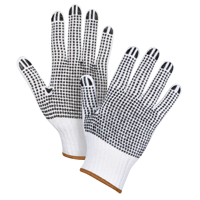Double-Sided Dotted String Knit Gloves, Poly/Cotton, Double Sided, 7 Gauge, Large FMT Sales Ltd