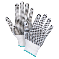 Double-Sided Dotted String Knit Gloves, Poly/Cotton, Double Sided, 7 Gauge, X-Large FMT Sales Ltd