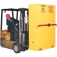 Armoire de rangement haute s&eacute;curit&eacute; avec barre en acier pour produits inflammables, 45 gal., 2 tablettes FMT Sales Ltd