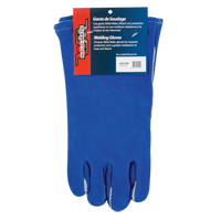 Gants de soudage &agrave; pouce & paume doubles, Cuir de vache refendu, Taille Grand FMT Sales Ltd
