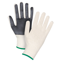 Gants en tricot &agrave; paume enduite, Poly/coton, Un c&ocirc;t&eacute;, Calibre 7, Moyen FMT Sales Ltd