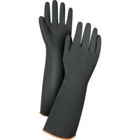 Heavyweight Chemical-Handling Gloves, Size Large/9, 18" L, Rubber Latex, 30-mil FMT Sales Ltd