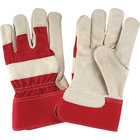 Premium Dry-Palm Fitters Gloves, Large, Grain Cowhide Palm, Cotton Inner Lining FMT Sales Ltd