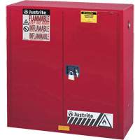 Armoire de s&eacute;curit&eacute; pour la peinture et les encres combustibles EX Sure-Grip, 40 gal., 3 tablettes FMT Sales Ltd
