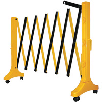 Xpandit Barricade, 36" H x 11.5' L, Black/Yellow FMT Sales Ltd
