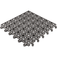 Tapis Ergodeck tout usage No 564 & No 566, PVC, 1-1/2' la c, 1-1/2' lo, 7/8" &eacute;paisseur, Charbon FMT Sales Ltd
