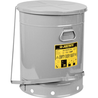 Contenants pour d&eacute;chets huileux, Homologu&eacute; FM/List&eacute; UL, 21 gal. US, Argent FMT Sales Ltd