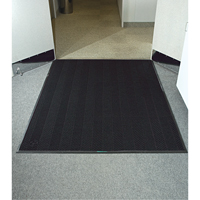 Waterhog&reg; Eco Elite Matting, Wiper/Scraper, 4' x 6' x 3/8", Black Smoke FMT Sales Ltd