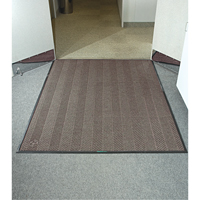 Waterhog&reg; Eco Elite Matting, Wiper/Scraper, 6' x 6' x 3/8", Chestnut Brown FMT Sales Ltd