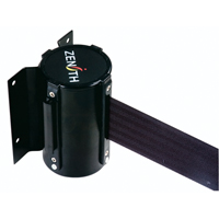 Wall Mount Barrier, Steel, Screw Mount, 7', Black Tape FMT Sales Ltd