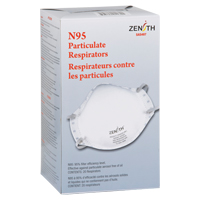 Respirateur contre les particules, N95, Certifi&eacute; NIOSH, Moyen/grand FMT Sales Ltd