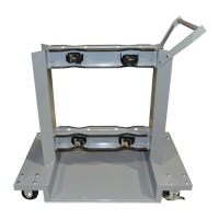 Supports mobiles pour bouteilles, Roues Polyol&eacute;fine, Base de 24" la x 40" lo, 1600 lb FMT Sales Ltd