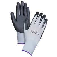 Gants l&eacute;gers enduits et respirants, 6/T-petit, R&ecirc;vetement Mousse de nitrile, Calibre 13, Enveloppe en Polyester FMT Sales Ltd