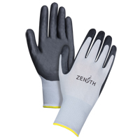 Gants l&eacute;gers enduits et respirants, 11/2T-Grand, R&ecirc;vetement Mousse de nitrile, Calibre 13, Enveloppe en Polyester FMT Sales Ltd