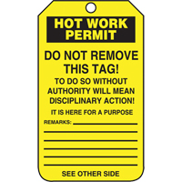&eacute;tiquettes de s&eacute;curit&eacute; d'inspection et de contr&ocirc;le de l'&eacute;tat de l'&eacute;quipement, Papier cartonn&eacute;, 3-1/8" la x 5-7/8" h, Anglais FMT Sales Ltd