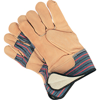 Abrasion-Resistant Winter-Lined Fitters Gloves, Large, Grain Cowhide Palm, Cotton Fleece Inner Lining FMT Sales Ltd