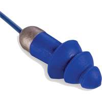 Bouchons d'oreille r&eacute;utilisables et d&eacute;tectable Rockets, Avec cordon, Taille unique, Vrac - &eacute;tui en plastique, NRR dB 27 FMT Sales Ltd