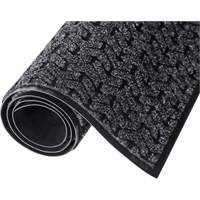 Tire-Track Entrance Mat, Wiper/Scraper, 4' x 6' x 3/8", Charcoal FMT Sales Ltd