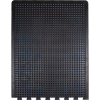 Anti-Fatigue Dome Matting, Bubbled, 3' x 4' x 1/2", Black, Rubber FMT Sales Ltd