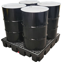 Nestable Spill Pallet Without Drain, 66 US gal. Spill Capacity, 49" x 49" x 10.5" FMT Sales Ltd