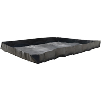 Economy Berms, 119 gal. Capacity, 4' W x 4' L x 12" H, L-Bracket FMT Sales Ltd