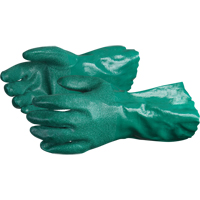 Gants Chemstop avec prise en poudre de c&eacute;ramique, Taille Moyen/8, 12" lo, Nitrile, Doublure en Jersey de coton, 40-mil FMT Sales Ltd