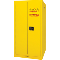 Flammable Storage Cabinet, 60 gal., 2 Door, 34" W x 65" H x 34" D FMT Sales Ltd