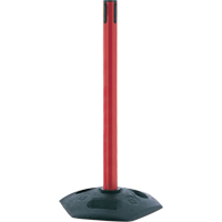 Poteau receveur robuste &agrave; ligne simple, Hauteur de 38", Rouge FMT Sales Ltd