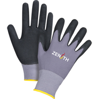 Gants ZX-1 de premi&egrave;re qualit&eacute; compatibles avec les &eacute;crans tactiles, 9/Grand, R&ecirc;vetement Nitrile/Mousse de nitrile, Calibre 15, Enveloppe en Nylon FMT Sales Ltd
