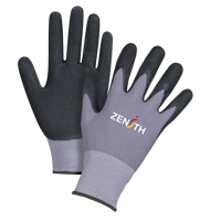 Gants ZX-1 de premi&egrave;re qualit&eacute; compatibles avec les &eacute;crans tactiles, 10/T-Grand, R&ecirc;vetement Nitrile/Mousse de nitrile, Calibre 15, Enveloppe en Nylon FMT Sales Ltd