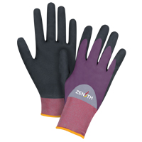 Gants enduits de premi&egrave;re qualit&eacute; ZX-2, 7/Petit, R&ecirc;vetement Nitrile/Mousse de nitrile, Calibre 18, Enveloppe en Nylon FMT Sales Ltd