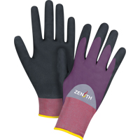 Gants enduits de premi&egrave;re qualit&eacute; ZX-2, 9/Grand, R&ecirc;vetement Nitrile/Mousse de nitrile, Calibre 18, Enveloppe en Nylon FMT Sales Ltd
