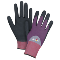 Gants enduits de premi&egrave;re qualit&eacute; ZX-2, 10/T-Grand, R&ecirc;vetement Nitrile/Mousse de nitrile, Calibre 18, Enveloppe en Nylon FMT Sales Ltd
