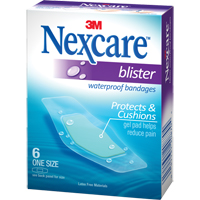Nexcare Waterproof Blister Bandages, Rectangular/Square, 2-1/4", Plastic, Sterile FMT Sales Ltd